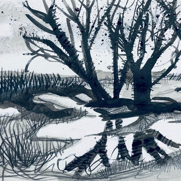 Image of Greeting Card - Flooded Quay
