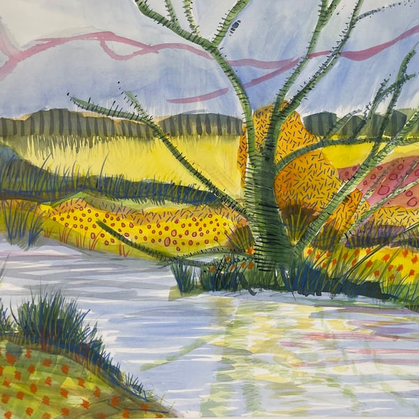 Image of Greeting Card - Waveney Willow