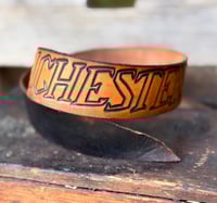 Image 5 of Original Tom Fugle SIGNED Winchester Leather Belt