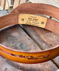 Image 3 of Original Tom Fugle SIGNED Winchester Leather Belt