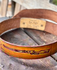Image 6 of Original Tom Fugle SIGNED Winchester Leather Belt