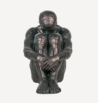 Image 2 of Thinking Man Sculpture