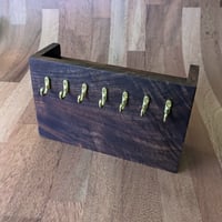 Image 2 of Small Wall Display and Organizer - Willamette Walnut II