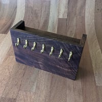 Image 4 of Small Wall Display and Organizer - Willamette Walnut II