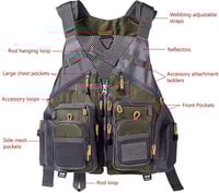 Image 1 of Pro Angler’s Tactical Fly Fishing Vest 