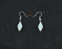 Image 2 of Uranium Glass Earrings