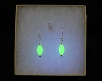 Image 3 of Uranium Glass Earrings