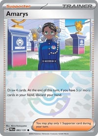 Amarys - 093/131 (Poke Ball Pattern) - SV: Prismatic Evolutions (PRE) - Near Mint