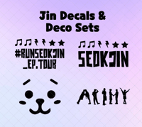 Image 2 of Run Seokjin Decals and Set