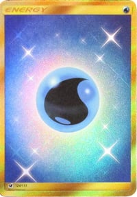 Water Energy (Secret) - SM - Crimson Invasion - Near Mint