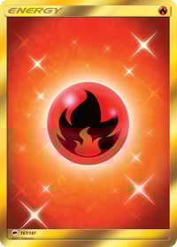 Fire Energy (Secret) - SM - Burning Shadows - Near Mint