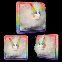 Image 1 of OOAK Rainbow Pride Moth Wall Mount • Pride 2025