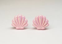 Tiny Little Seashell Studs