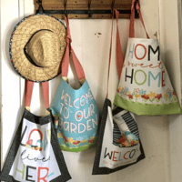 Image 1 of FRESH MARKET TOTE BAG - 4 Friendship Bags Kit 16" x 16"