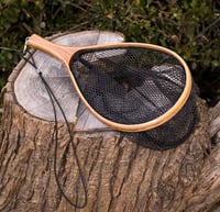 Image 1 of Wooden Fly Fishing Landing Net