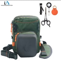 Image 1 of Maximumcatch Compact Fly Fishing Chest Pack – All-In-One Modular System with Tool kit