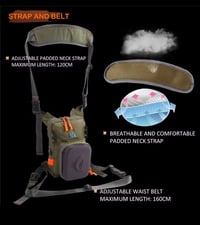 Image 4 of Maximumcatch Compact Fly Fishing Chest Pack – All-In-One Modular System with Tool kit