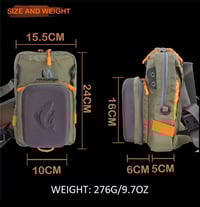Image 5 of Maximumcatch Compact Fly Fishing Chest Pack – All-In-One Modular System with Tool kit