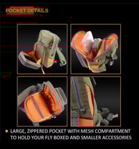 Image 3 of Maximumcatch Compact Fly Fishing Chest Pack – All-In-One Modular System with Tool kit