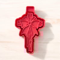 Cross and Bow Freshie Mold