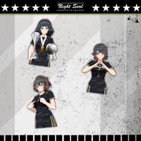 Image 1 of Mexico x WAIFUS Stickers