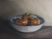 Image of Nature morte aux kakis dans un bol