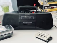 Image 1 of Sony CFS-B15 Cassette Boombox With Radio