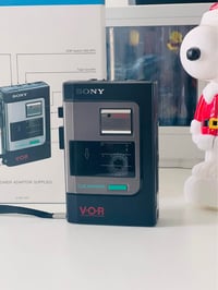 Image 1 of Vintage Sony Voice Recording Cassette Player With Box