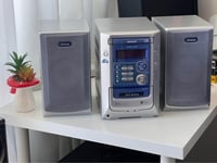 Image 1 of Aiwa home stereo with CD player and tape player