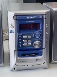 Image 2 of Aiwa home stereo with CD player and tape player