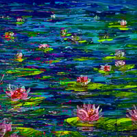Image 3 of Original Art’Water Lilies’
