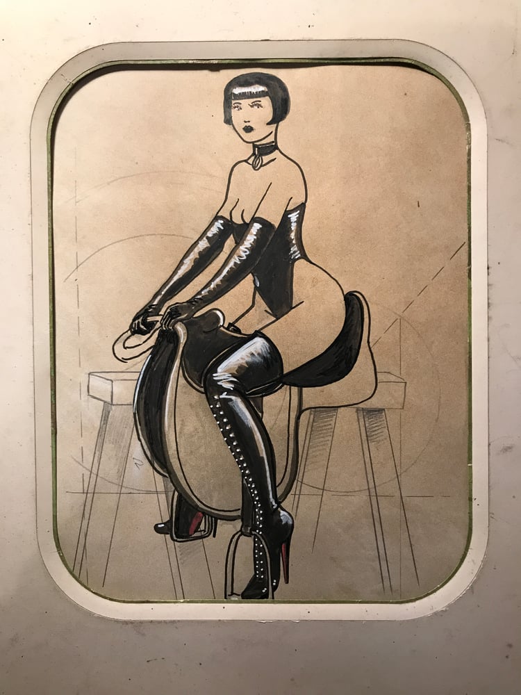 Image of Loulou riding 