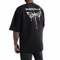 Image 2 of BLACK VENOM OVERSIZED TEE 