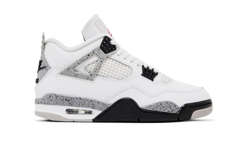Image of 2025 Nike Air Jordan 4 White Cement
