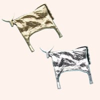 Image 1 of “Moooove Over” Brooch - 2 Colours