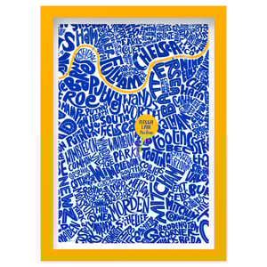 Image of Plough Lane - The Dons - South West London Typographic Map