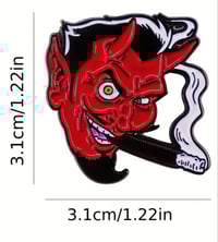 Image 2 of Satan Enamel Pin