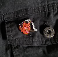 Image 4 of Satan Enamel Pin
