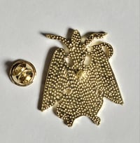 Image 3 of Golden Baphomet Enamel Pin