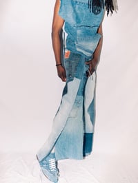 Image 1 of Pantalon Kimono denim OS Maya Collection