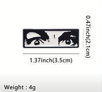 Image 2 of Charles Manson Eyes Enamel Pin