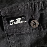 Image 4 of Charles Manson Eyes Enamel Pin