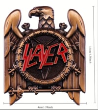 Image 2 of Slayer Eagle Emblem Enamel Pin