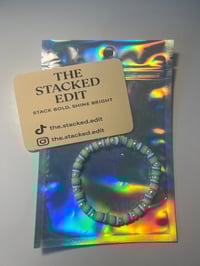 Blue Green and White Bracelet 