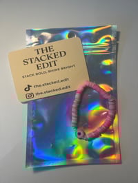 Pink evil eye bracelet.