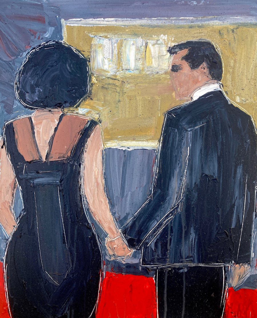 Image of Karen and Henry (original on canvas)