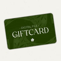 GIFT CARD - Digital file