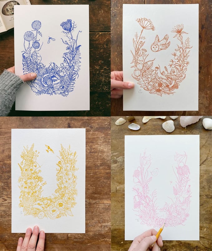 Image of ART PRINTS - Spring, Summer, Autumn, Winter / Lente - Zomer - Herfst - Winter