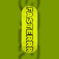 Image 1 of "Fasterrr" YB Real Wear Fingerboard Deck