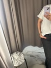 Loose fit Tshirt with ruffled sleeve